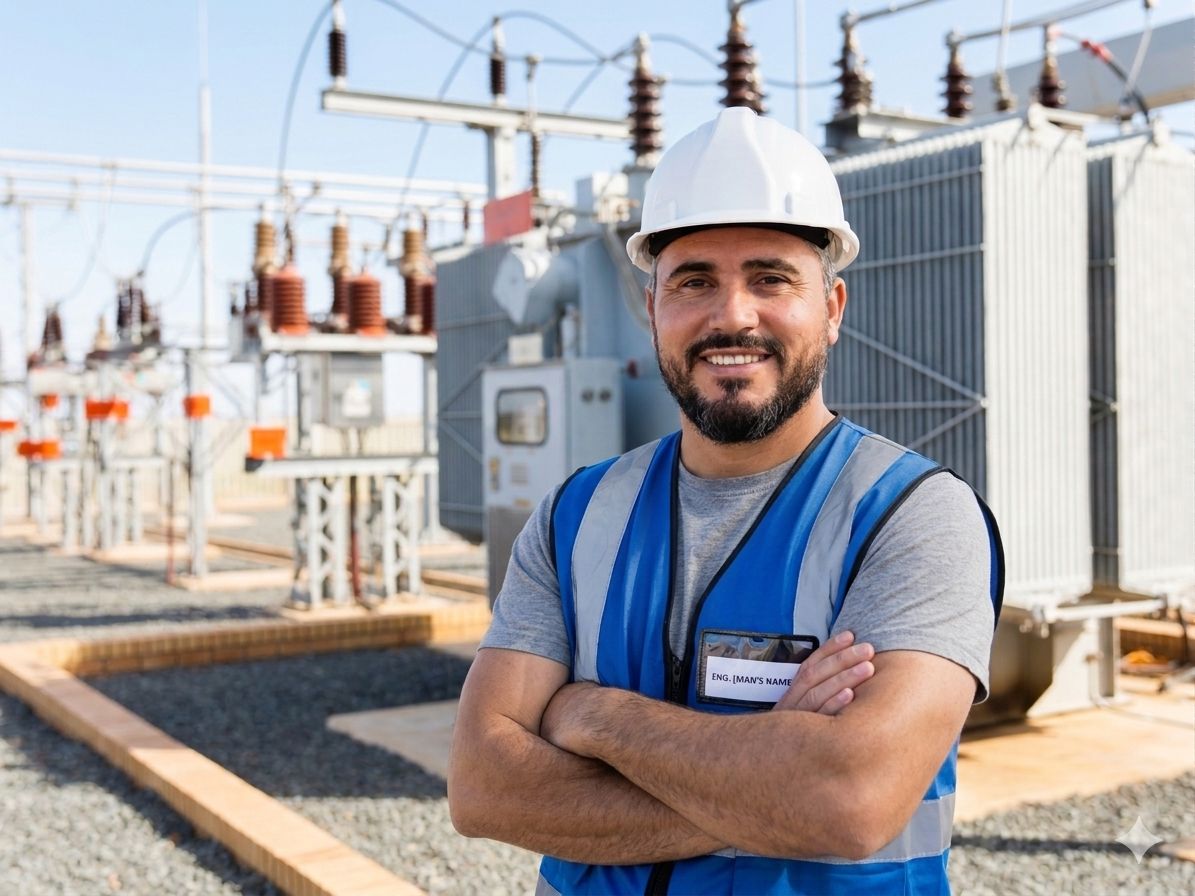 Eletricista VRM em atendimento técnico